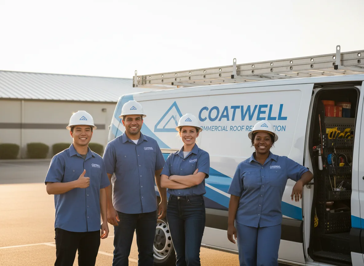 Commercial roof coating company in Harrold, TX
